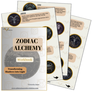 Zodiac Alchemy Shadow Work Workbook by Plutonian Soul Evolution