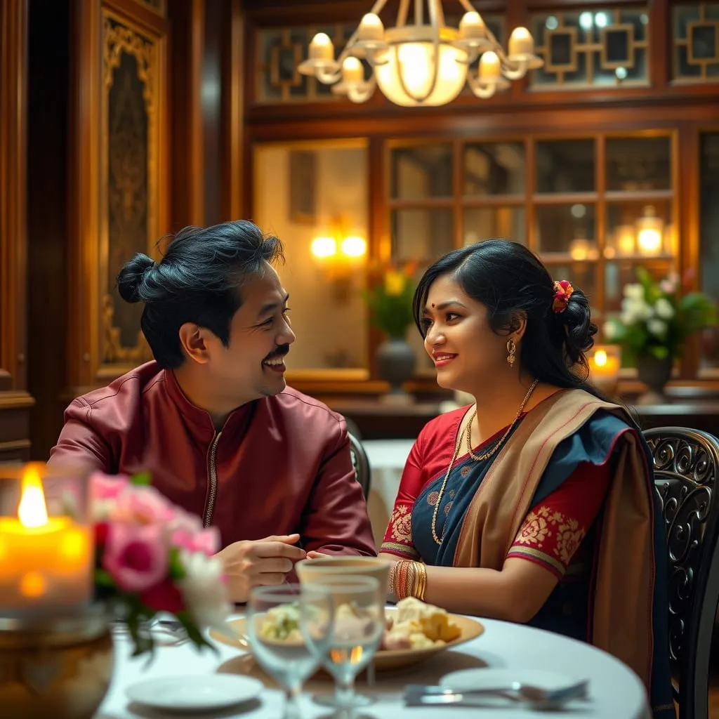 A plutonian woman and INFJ man enjoying each others company.