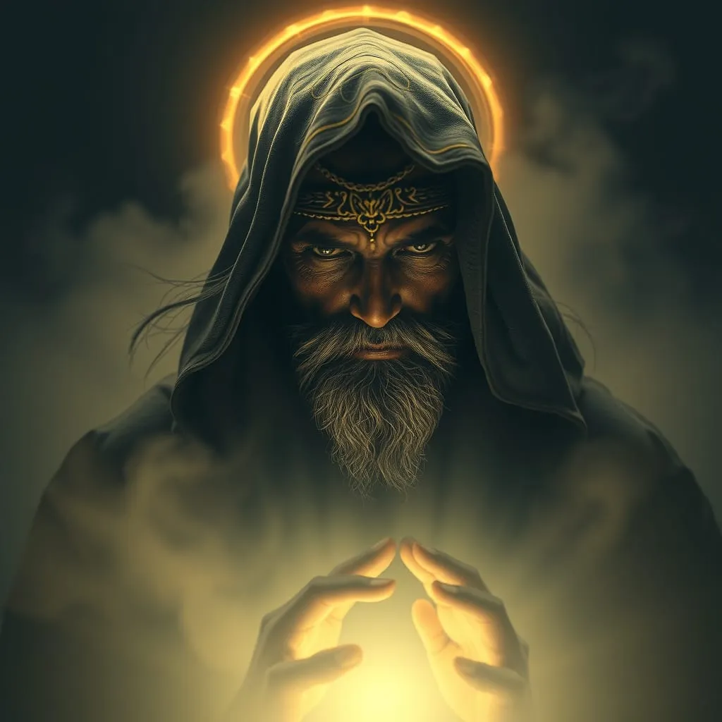 INFJs & Scorpios transformed through shadow work - depicted as a male entity